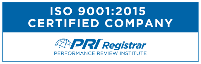 ISO 9001:2015 certified company